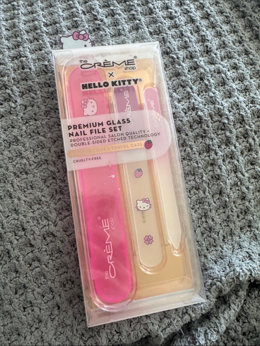 The Crème Shop Hello Kitty® Premium Glass Nail File Set